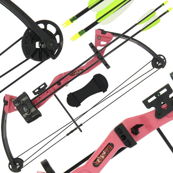 25LB Besra Compound Bow in Pink