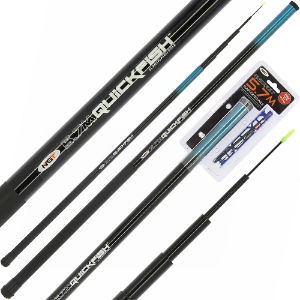 NGT Quickfish Combo - 5.7m Elasticated Pole with Rig & Disgorger