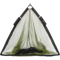 NGT 50" Specimen Dual Net Float System - Green Mesh with Metal 'V' Block and Stink Bag