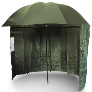 NGT Umbrella - 45\" with Sides, Tilt Function and Nylon Case