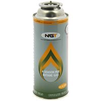 NGT 227g (4 Pack) Butane Gas Canisters. NOT AVAILABLE FOR DELIVERY OUTSIDE OF THE UK.