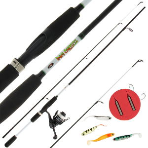 NGT Drop Shot Combo - 7ft, 2pc Rod, Reel and Accessory Set (Carbon)