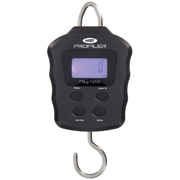 NGT Profiler Scales - Digital 165lb / 75kg Heavy Duty Scales with Free Neoprene Case