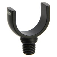 NGT Profiler Rod Rest - Black (25mm) CNC Aluminium