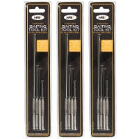 NGT 4pc Stainless Tool Set - PVA Long, PVA Short, Baiting Needle and Drill