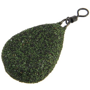 NGT Leads - 3.00oz Flat Pear Gravel Green (Sold in 10's)