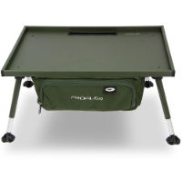 NGT Profiler Bivvy Table - Large Heavy Duty Table with Drop Down Storage Bag and Adjustable Legs