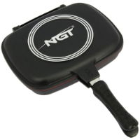 NGT Outdoor Double Grill Pan - Non Stick Die Cast Aluminium