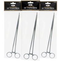 NGT 10" Forceps - Stainless Steel Curved