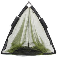 NGT 42" Specimen Dual Net Float System - Green Mesh with Metal 'V' Block and Stink Bag