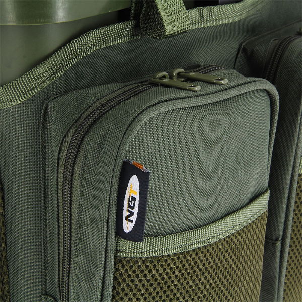 NGT Seat Box Canvas - With Multiple Compartments and Harness (808)