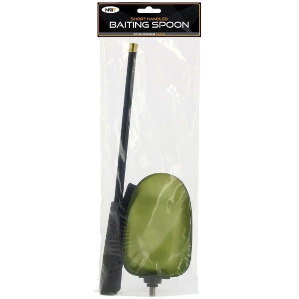 NGT Baiting Spoon and 35cm Handle Set