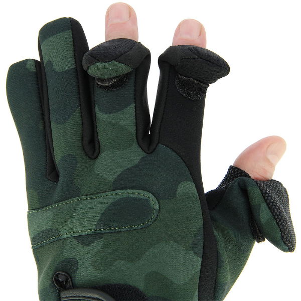 NGT Gloves - Neoprene Gloves in Camo (XL)