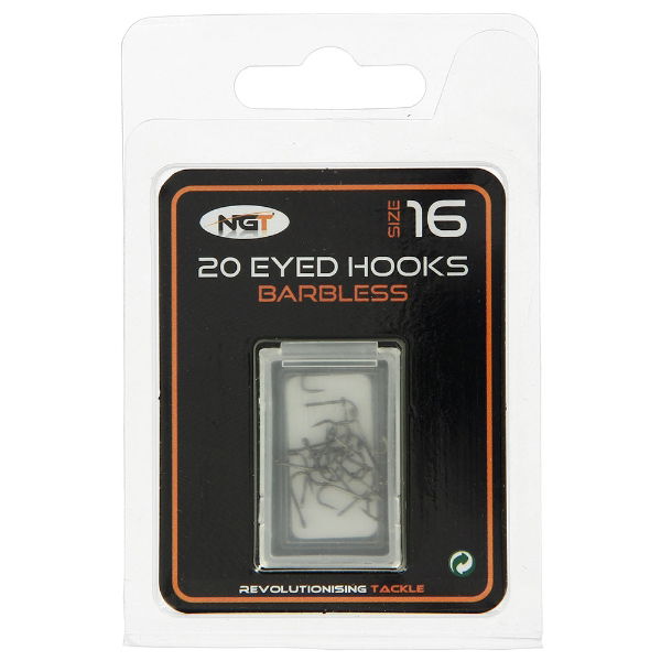 NGT Eyed Coarse Hooks Combo - 60 Packs of Eyed Hooks