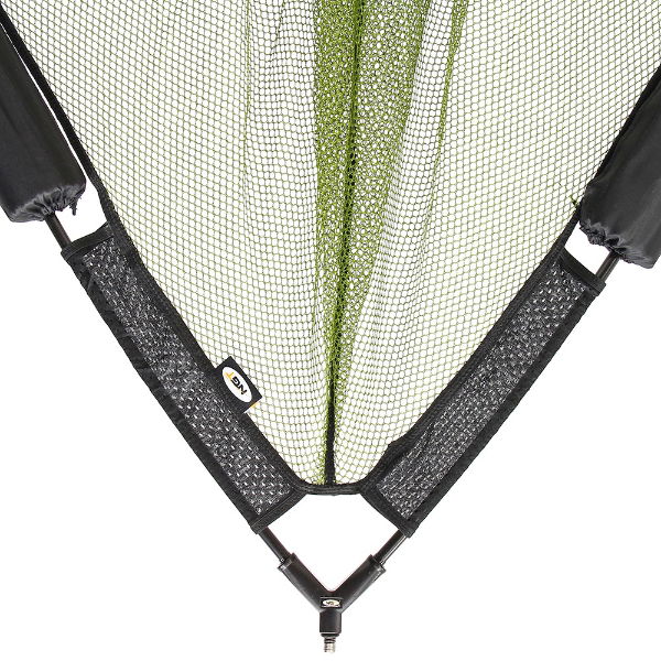 NGT 50" Specimen Dual Net Float System - Green Mesh with Metal 'V' Block and Stink Bag