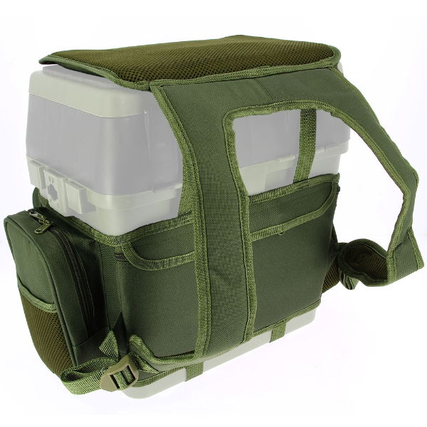 NGT Seat Box Canvas - With Multiple Compartments and Harness (808)