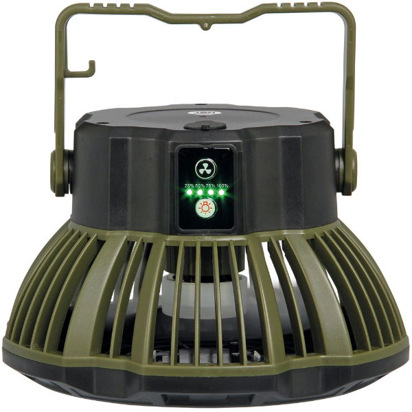 NGT XL Fan - USB Rechargeable Fan with Light and Powerbank (909)