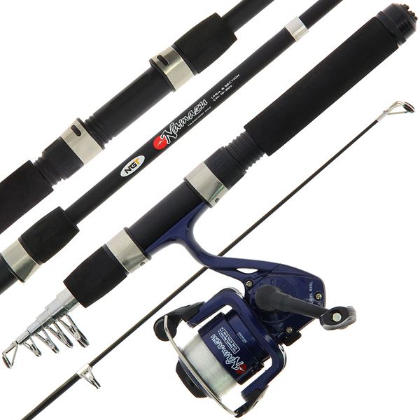 NGT Namazu Telescopic Combo - Mini 5ft Travel Telescopic Rod & Reel (Glass)