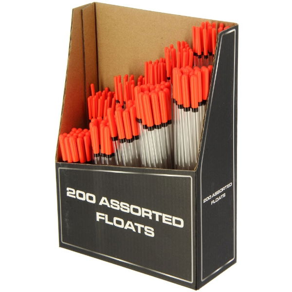 NGT Box of 200 Assorted Loaded Waggler Floats