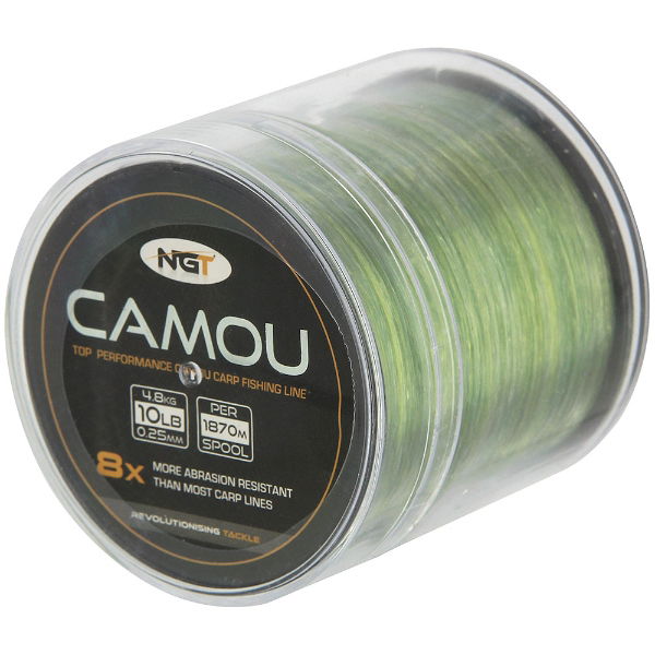 NGT Camo Line - 10lb (1870m) Bulk Spool