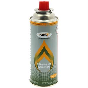 NGT 227g (4 Pack) Butane Gas Canisters. NOT AVAILABLE FOR DELIVERY OUTSIDE OF THE UK.