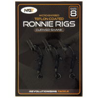 NGT Triple Pack Ronnie Rigs - Size 8 Micro Barbed