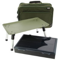 NGT Carp Case System PLUS - Bivvy Table, Tackle Box and Two Tier Bag System (612-PLUS)