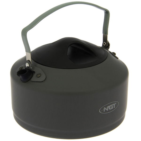 NGT Aluminium Outdoor Kettle - 1.1 litre Gun Metal