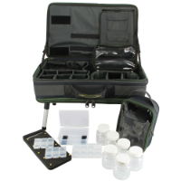 NGT Carp Bivvy Table System -  Rig Wallet, Glug Pot, Lead Bag, Bivvy Table and Case System (588)