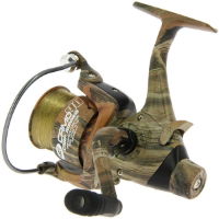 Angling Pursuits Camo 40 - 3BB Carp Runner Reel with 12lb Line and Spare Spool