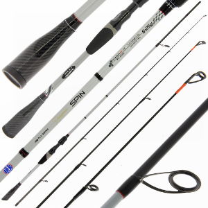 NGT Dynamic Spin - 8ft, 2pc, 6-25g Carbon Spinning Rod