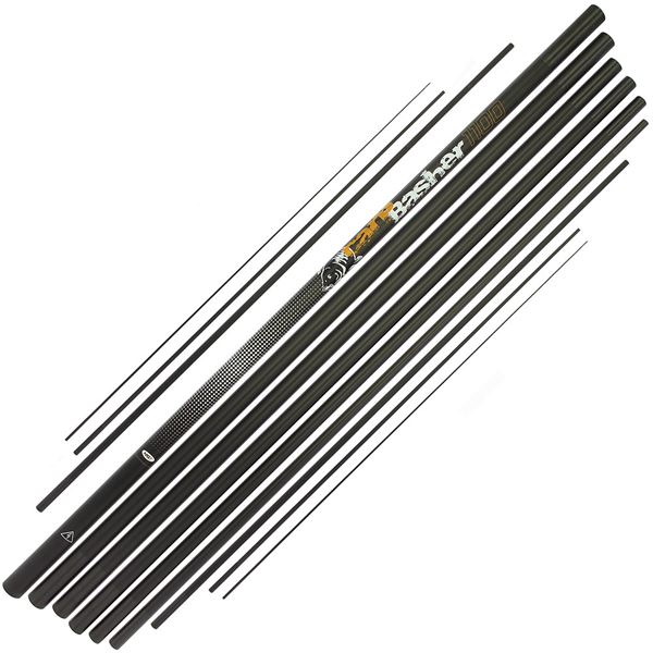 NGT Carp Basher - 11m Carbon Carp Pole with Spare Top 3