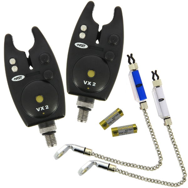 NGT VX2 Set - Twin VX2 Alarm and Indicator Set with Batteries