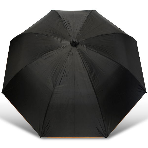 NGT Umbrella - 50" Black Match Brolly with Taped Seams and Nylon Case