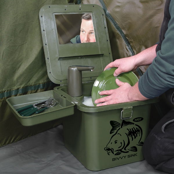 NGT Bivvy Sink - Complete Outdoor Sink for Anglers