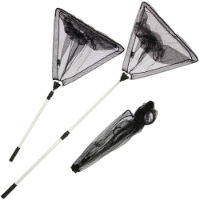 Angling Pursuits 50cm Triangular Folding Net and Handle Combo (257)