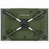 NGT Profiler Bivvy Table - Large Heavy Duty Table with Drop Down Storage Bag and Adjustable Legs