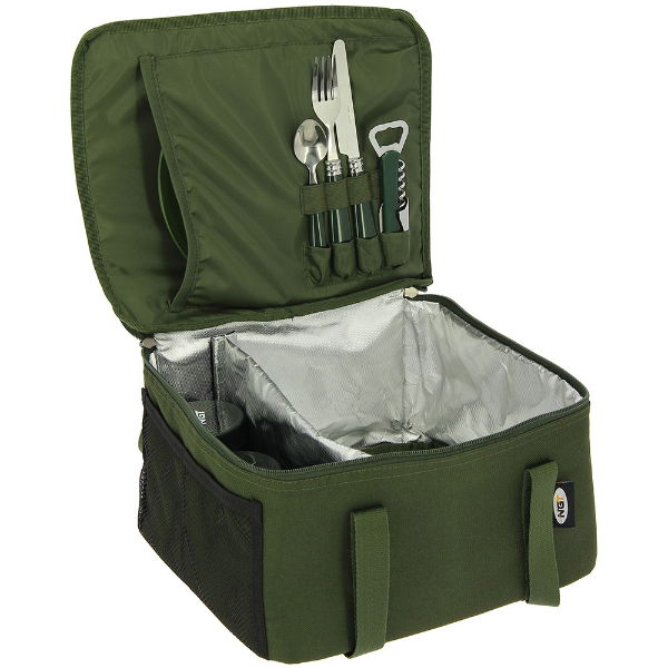 NGT Food and Brew Kit Bag - Insulated Bag with Cutlery, Mug, Pots and Plate (444)