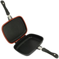 NGT Outdoor Double Grill Pan - Non Stick Die Cast Aluminium