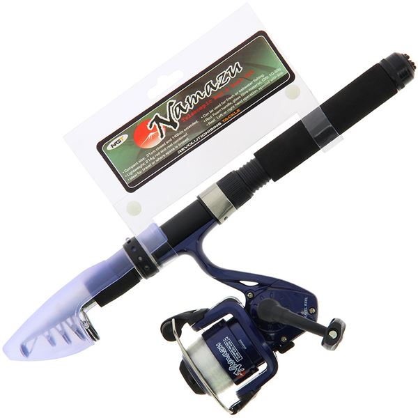 NGT Namazu Telescopic Combo - Mini 5ft Travel Telescopic Rod & Reel (Glass)