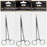 NGT 6" Forceps - Stainless Steel Curved