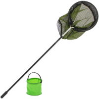 Angling Pursuits Rockpool Combo - 25cm Net with 75cm Fibreglass Handle and Bucket