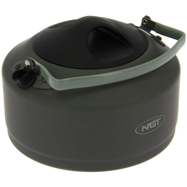 NGT Aluminium Outdoor Kettle - 1.1 litre Gun Metal