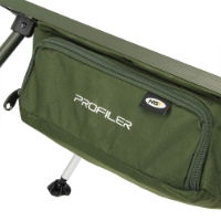 NGT Profiler Bivvy Table - Large Heavy Duty Table with Drop Down Storage Bag and Adjustable Legs