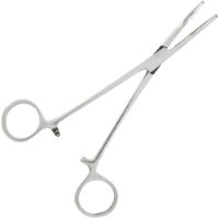 NGT 6" Forceps - Stainless Steel Curved