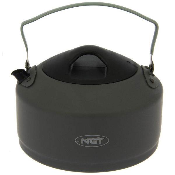 NGT Aluminium Outdoor Kettle - 1.1 litre Gun Metal